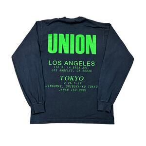 Rare Union Los Angeles Tokyo Staff Long Sleeve T Shirt Men's 1/Small